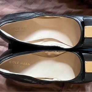 COLE HAAN Black Ballet Flats